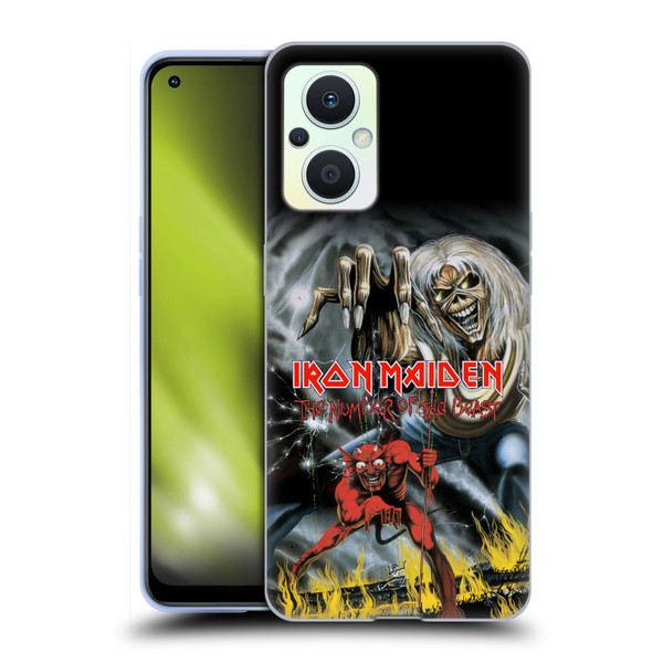Iron Maiden Graphics The Number Of The Beast Soft Gel Case for OPPO Reno8 Lite