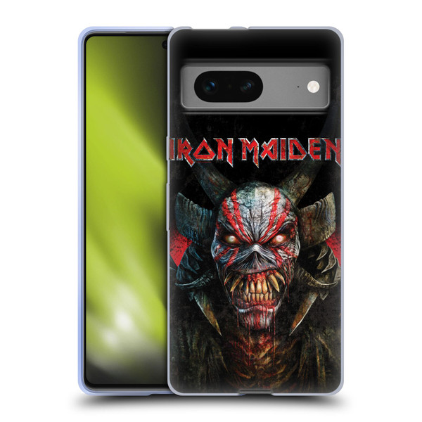 Iron Maiden Senjutsu Back Cover Death Snake Soft Gel Case for Google Pixel 7