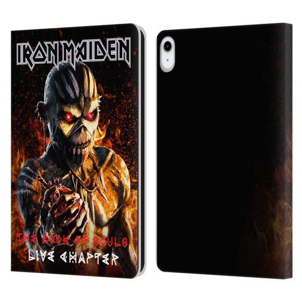 Iron Maiden Tours TBOS Live Chapter Leather Book Wallet Case Cover For Apple iPad 10.9 (2022)