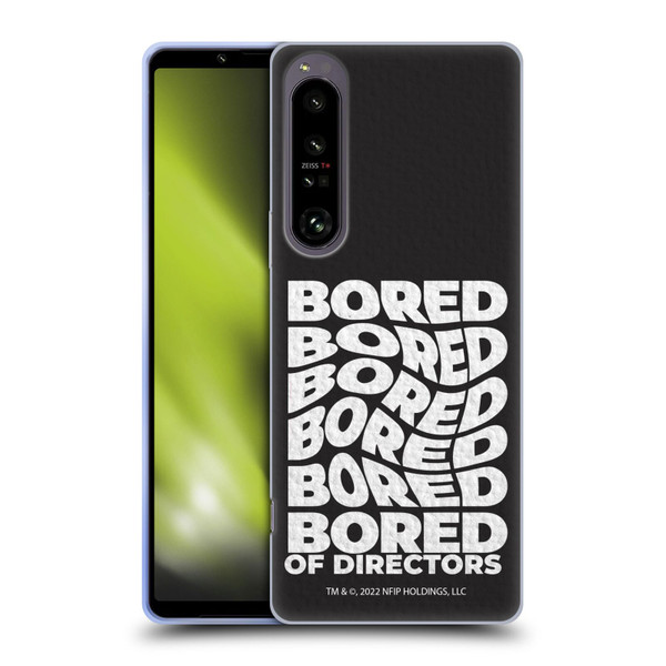 Bored of Directors Graphics Bored Soft Gel Case for Sony Xperia 1 IV