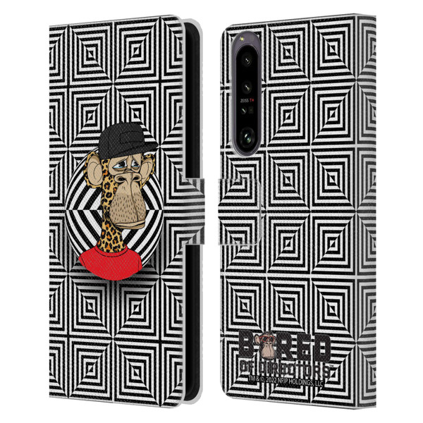 Bored of Directors Key Art APE #3179 Pattern Leather Book Wallet Case Cover For Sony Xperia 1 IV