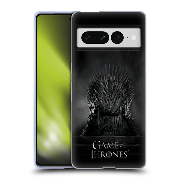 HBO Game of Thrones Key Art Iron Throne Soft Gel Case for Google Pixel 7 Pro