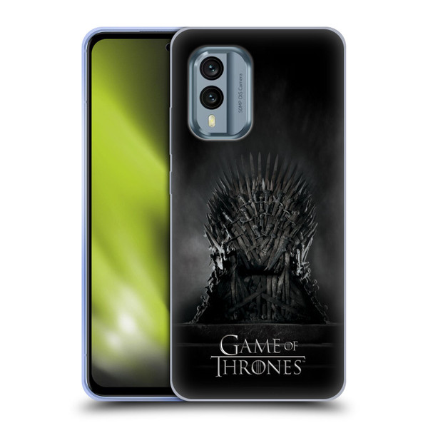 HBO Game of Thrones Key Art Iron Throne Soft Gel Case for Nokia X30