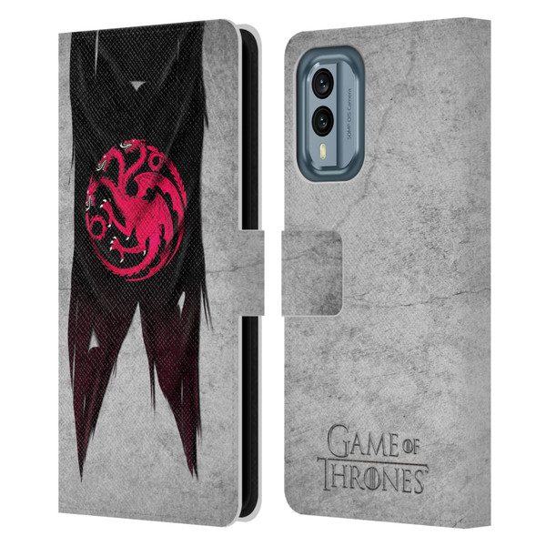 HBO Game of Thrones Sigil Flags Targaryen Leather Book Wallet Case Cover For Nokia X30