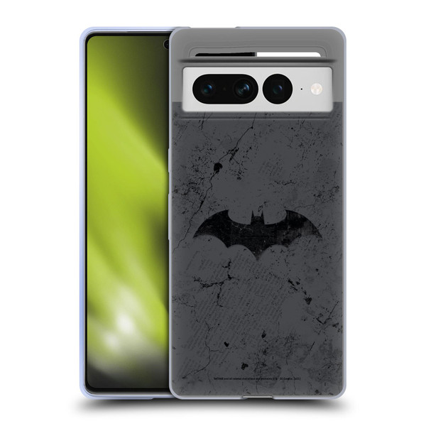 Batman DC Comics Hush Logo Distressed Soft Gel Case for Google Pixel 7 Pro