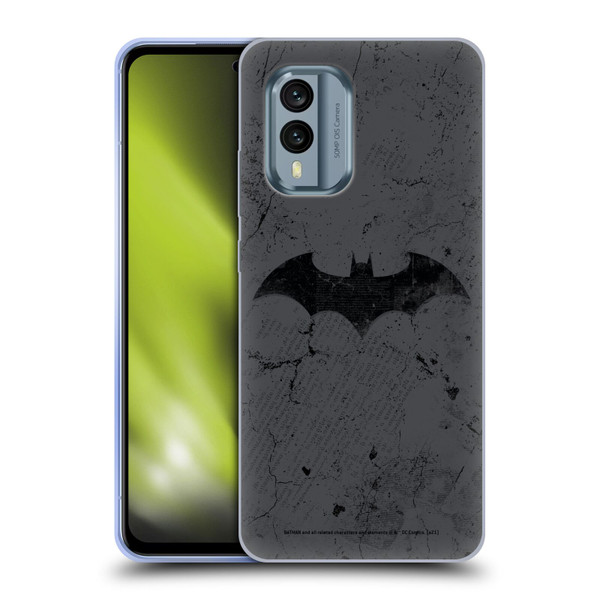 Batman DC Comics Hush Logo Distressed Soft Gel Case for Nokia X30