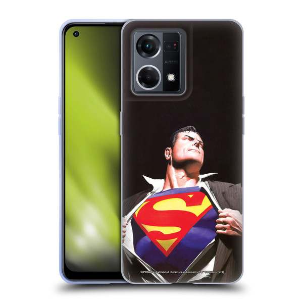 Superman DC Comics Famous Comic Book Covers Forever Soft Gel Case for OPPO Reno8 4G