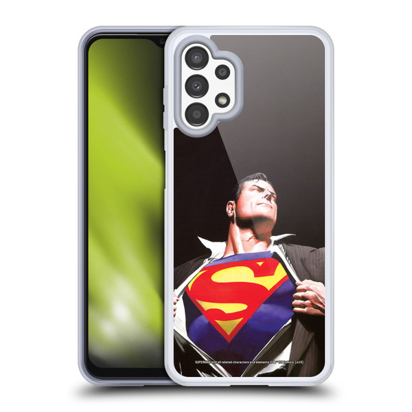 Superman DC Comics Famous Comic Book Covers Forever Soft Gel Case for Samsung Galaxy A13 (2022)