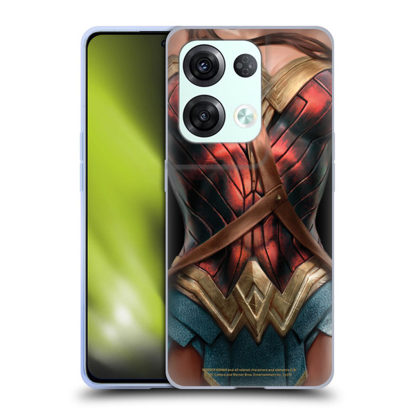 Wonder Woman Movie Character Art Costume Soft Gel Case for OPPO Reno8 Pro