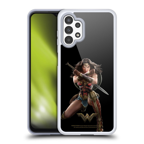 Wonder Woman Movie Character Art Bracelets Of Submission Soft Gel Case for Samsung Galaxy A13 (2022)