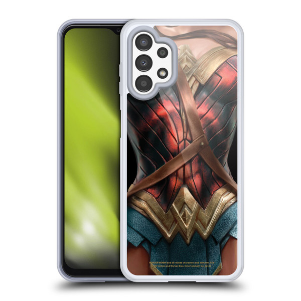 Wonder Woman Movie Character Art Costume Soft Gel Case for Samsung Galaxy A13 (2022)