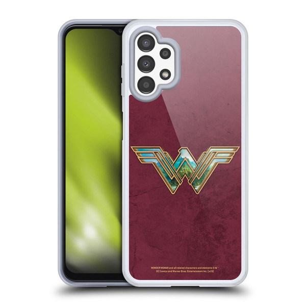 Wonder Woman Movie Logos Themiscyra Soft Gel Case for Samsung Galaxy A13 (2022)