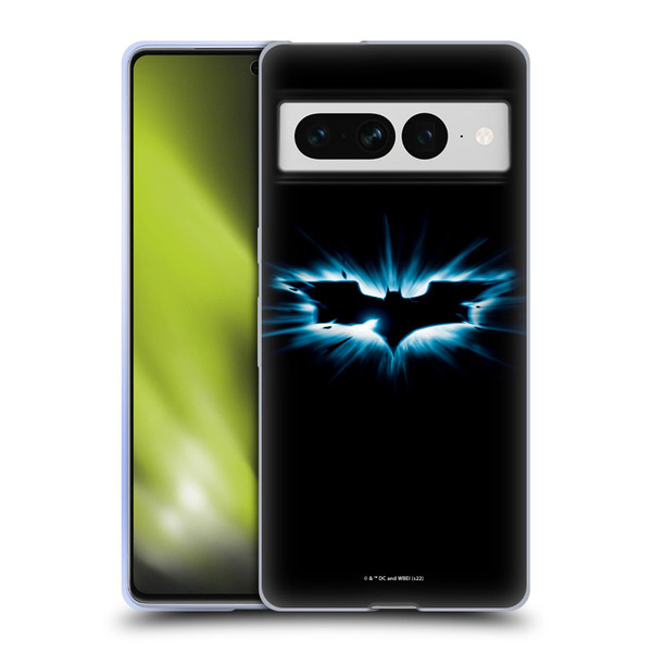 The Dark Knight Graphics Logo Black Soft Gel Case for Google Pixel 7 Pro