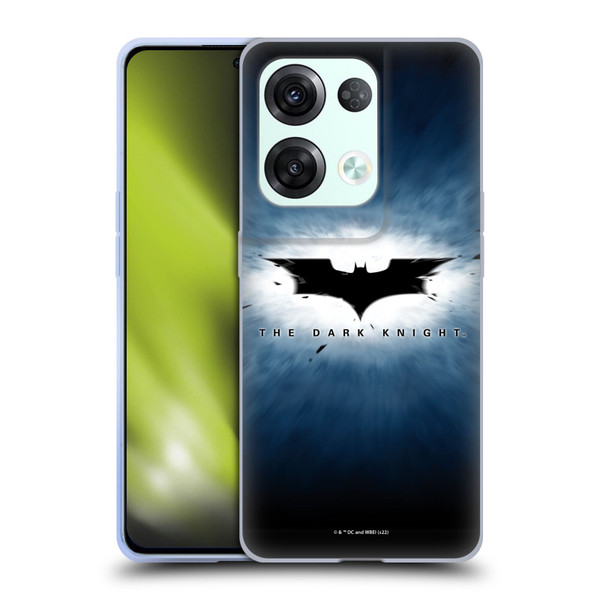 The Dark Knight Graphics Logo Soft Gel Case for OPPO Reno8 Pro