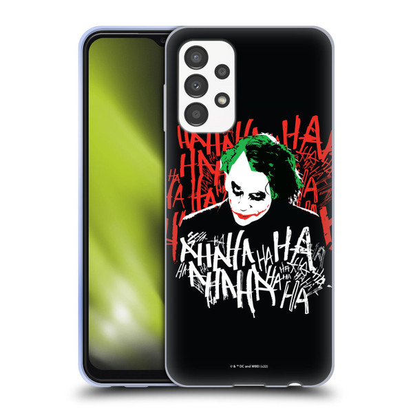The Dark Knight Graphics Joker Laugh Soft Gel Case for Samsung Galaxy A13 (2022)
