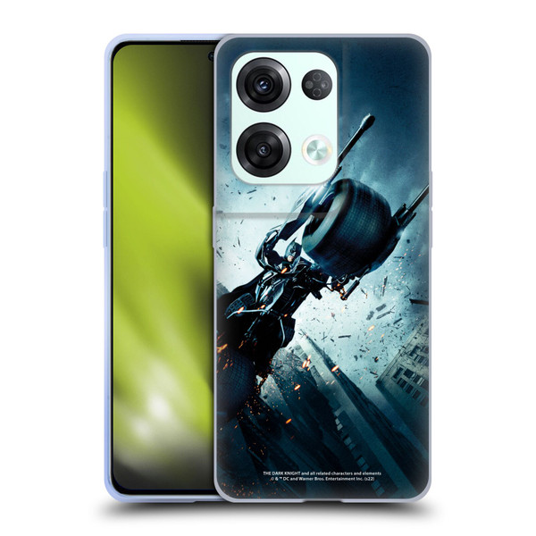 The Dark Knight Key Art Batman Batpod Soft Gel Case for OPPO Reno8 Pro