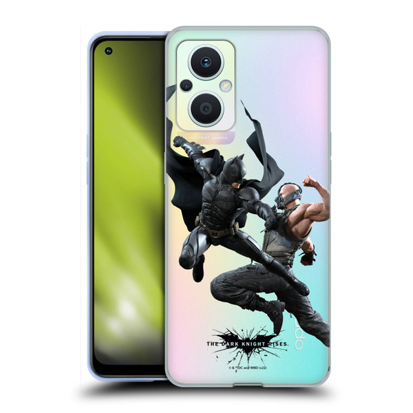 The Dark Knight Rises Character Art Batman Vs Bane Soft Gel Case for OPPO Reno8 Lite