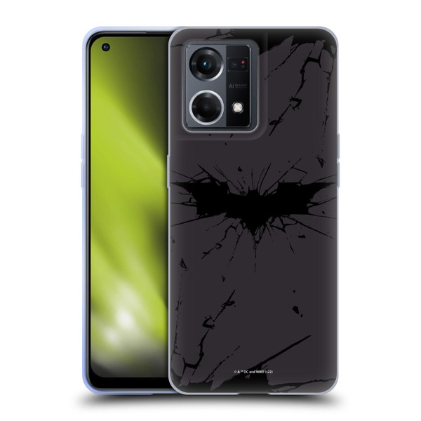 The Dark Knight Rises Logo Black Soft Gel Case for OPPO Reno8 4G
