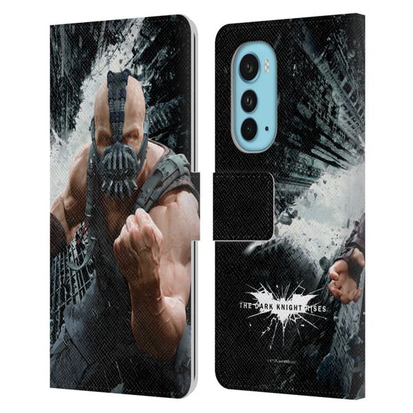 The Dark Knight Rises Character Art Bane Leather Book Wallet Case Cover For Motorola Edge (2022)