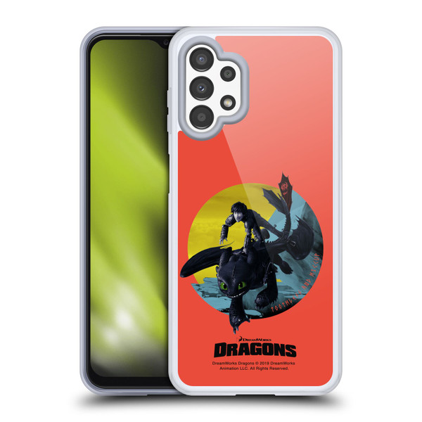 How To Train Your Dragon II Hiccup And Toothless Duo Soft Gel Case for Samsung Galaxy A13 (2022)