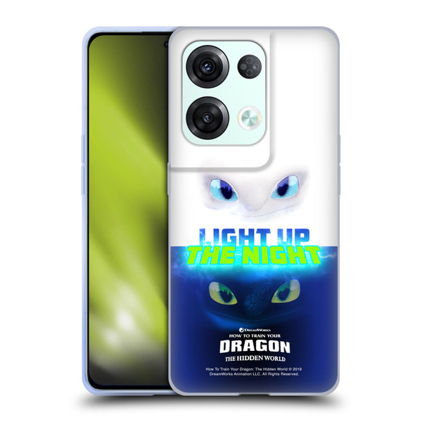How To Train Your Dragon III Night And Light Toothless & Light Fury Soft Gel Case for OPPO Reno8 Pro