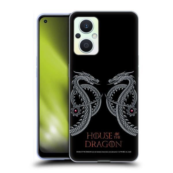 House Of The Dragon: Television Series Graphics Dragon Soft Gel Case for OPPO Reno8 Lite