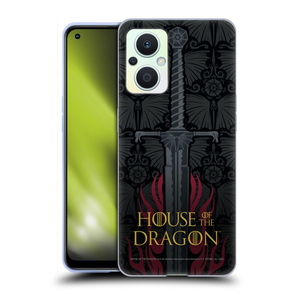 House Of The Dragon: Television Series Graphics Sword Soft Gel Case for OPPO Reno8 Lite
