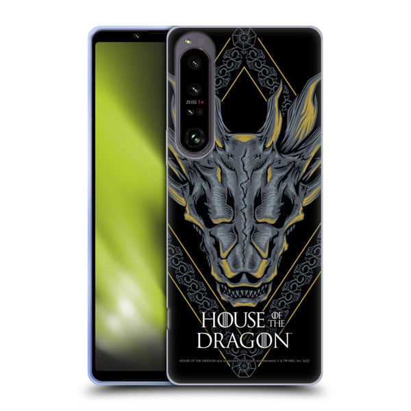 House Of The Dragon: Television Series Graphics Dragon Head Soft Gel Case for Sony Xperia 1 IV