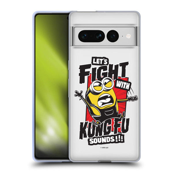 Minions Rise of Gru(2021) Asian Comic Art Kung Fu Soft Gel Case for Google Pixel 7 Pro