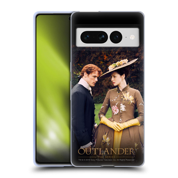 Outlander Characters Jamie And Claire Soft Gel Case for Google Pixel 7 Pro