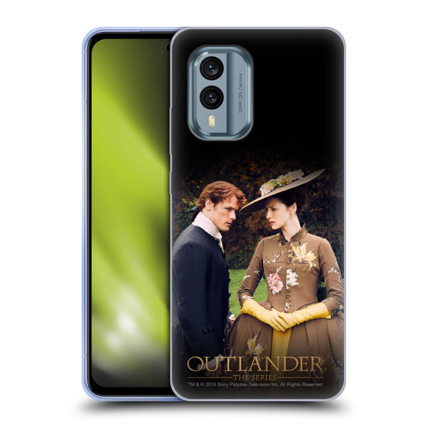 Outlander Characters Jamie And Claire Soft Gel Case for Nokia X30