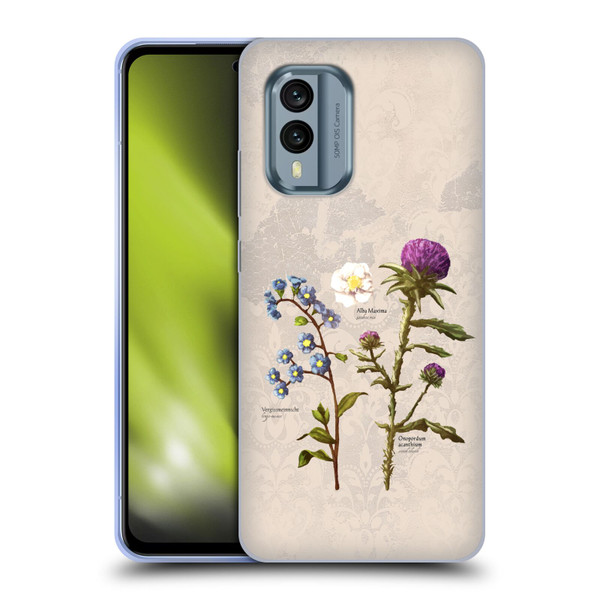 Outlander Graphics Flowers Soft Gel Case for Nokia X30