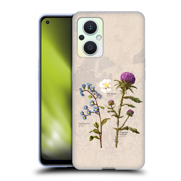Outlander Graphics Flowers Soft Gel Case for OPPO Reno8 Lite