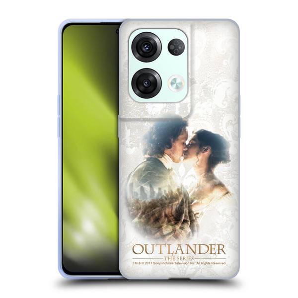Outlander Portraits Claire & Jamie Kiss Soft Gel Case for OPPO Reno8 Pro