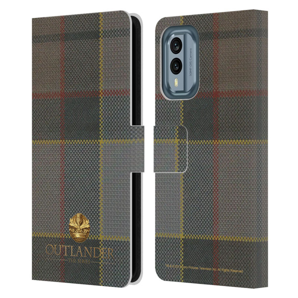 Outlander Tartans Fraser Leather Book Wallet Case Cover For Nokia X30