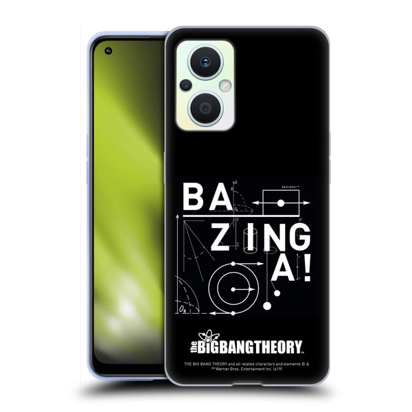 The Big Bang Theory Bazinga Physics Soft Gel Case for OPPO Reno8 Lite
