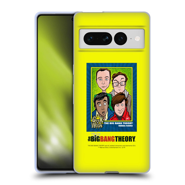 The Big Bang Theory Graphics Arts 2 Poster Soft Gel Case for Google Pixel 7 Pro