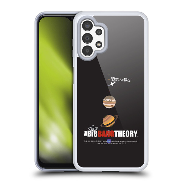 The Big Bang Theory Graphic Arts Earth Soft Gel Case for Samsung Galaxy A13 (2022)