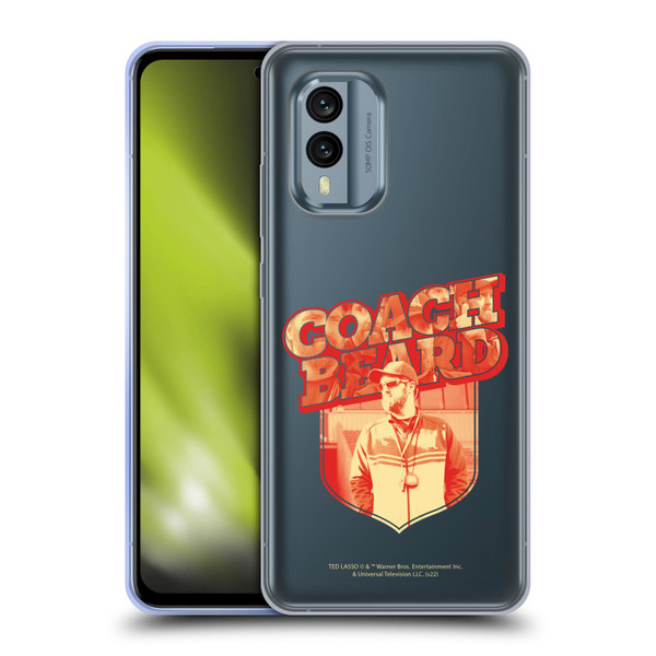 Ted Lasso Season 2 Graphics Coach Beard Soft Gel Case for Nokia X30