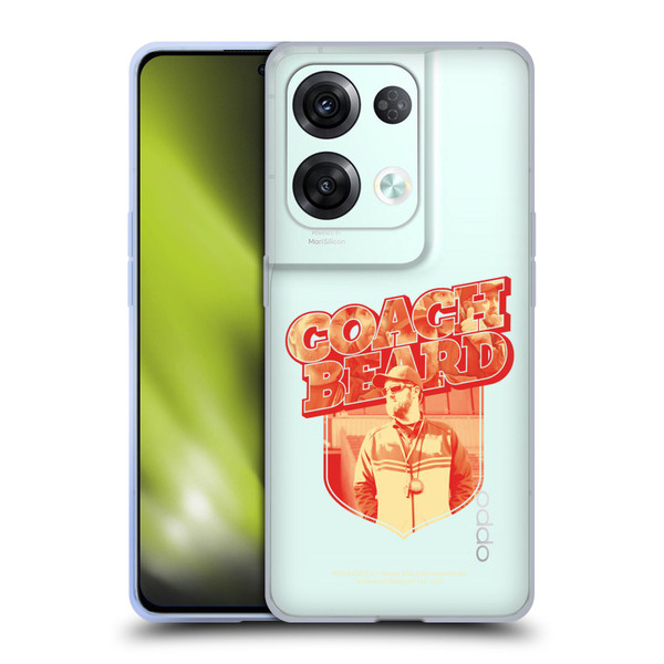 Ted Lasso Season 2 Graphics Coach Beard Soft Gel Case for OPPO Reno8 Pro