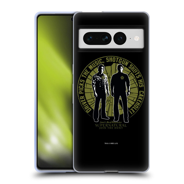 Supernatural Graphic Sam & Dean Soft Gel Case for Google Pixel 7 Pro