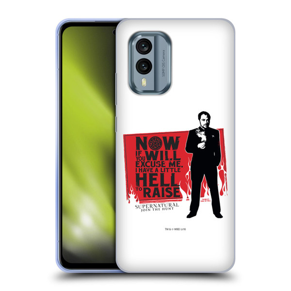 Supernatural Graphic Sam, Dean & Castiel Soft Gel Case for Nokia X30