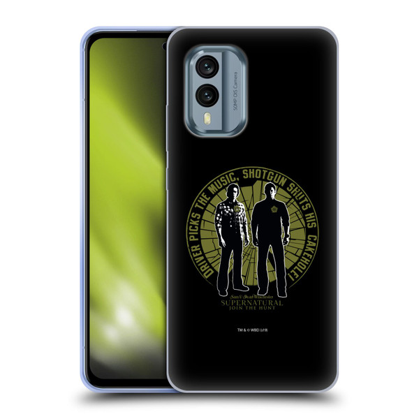 Supernatural Graphic Sam & Dean Soft Gel Case for Nokia X30