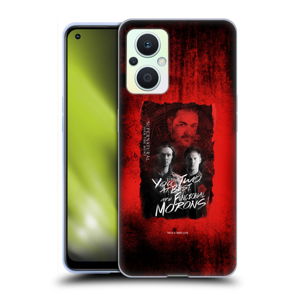 Supernatural Graphic Castiel Soft Gel Case for OPPO Reno8 Lite