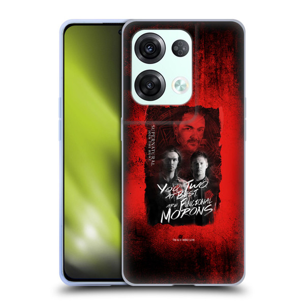 Supernatural Graphic Castiel Soft Gel Case for OPPO Reno8 Pro