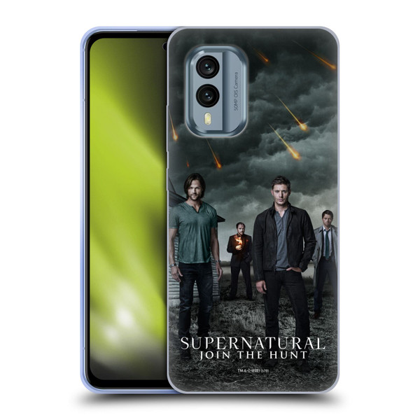 Supernatural Key Art Season 12 Group Soft Gel Case for Nokia X30