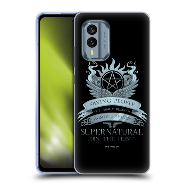 Supernatural Vectors Saving People Logo Soft Gel Case for Nokia X30