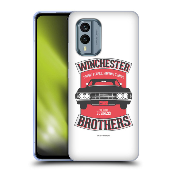 Supernatural Vectors Winchester Brothers 2 Soft Gel Case for Nokia X30