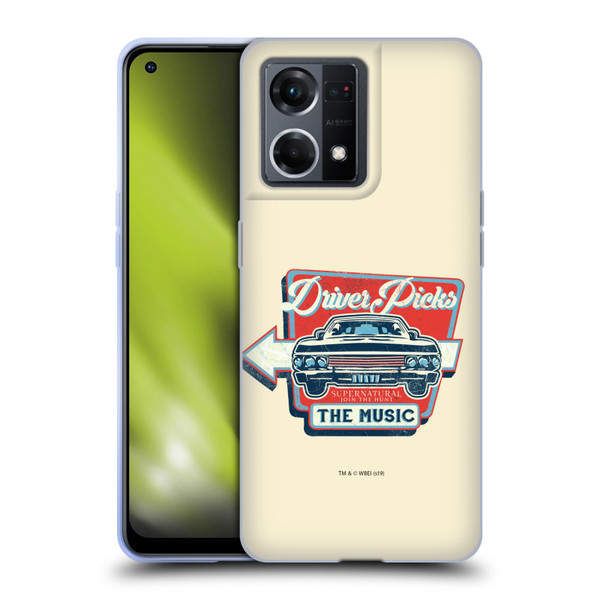 Supernatural Vectors Driver Picks Soft Gel Case for OPPO Reno8 4G
