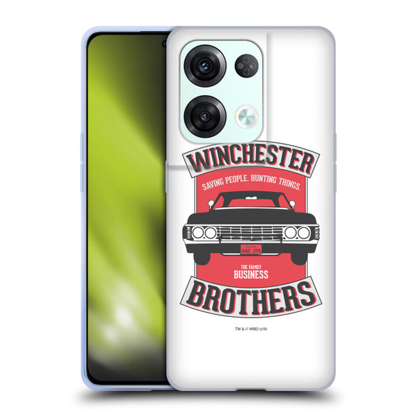 Supernatural Vectors Winchester Brothers 2 Soft Gel Case for OPPO Reno8 Pro